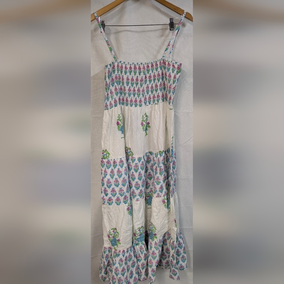 BriSara Multicolor Floral Maxi Dress Sz. L - Picture 5 of 6